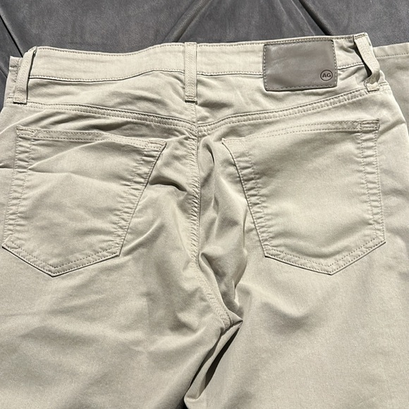Gray lightweight chino pants. Soft to touch. - Picture 4 of 5